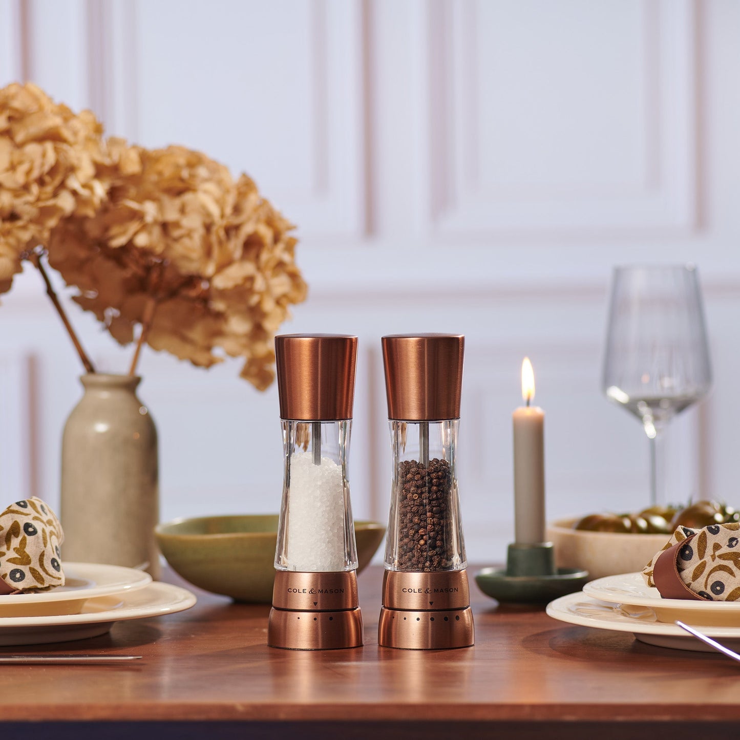 Cole & Mason Derwent Copper Salt & Pepper Mill