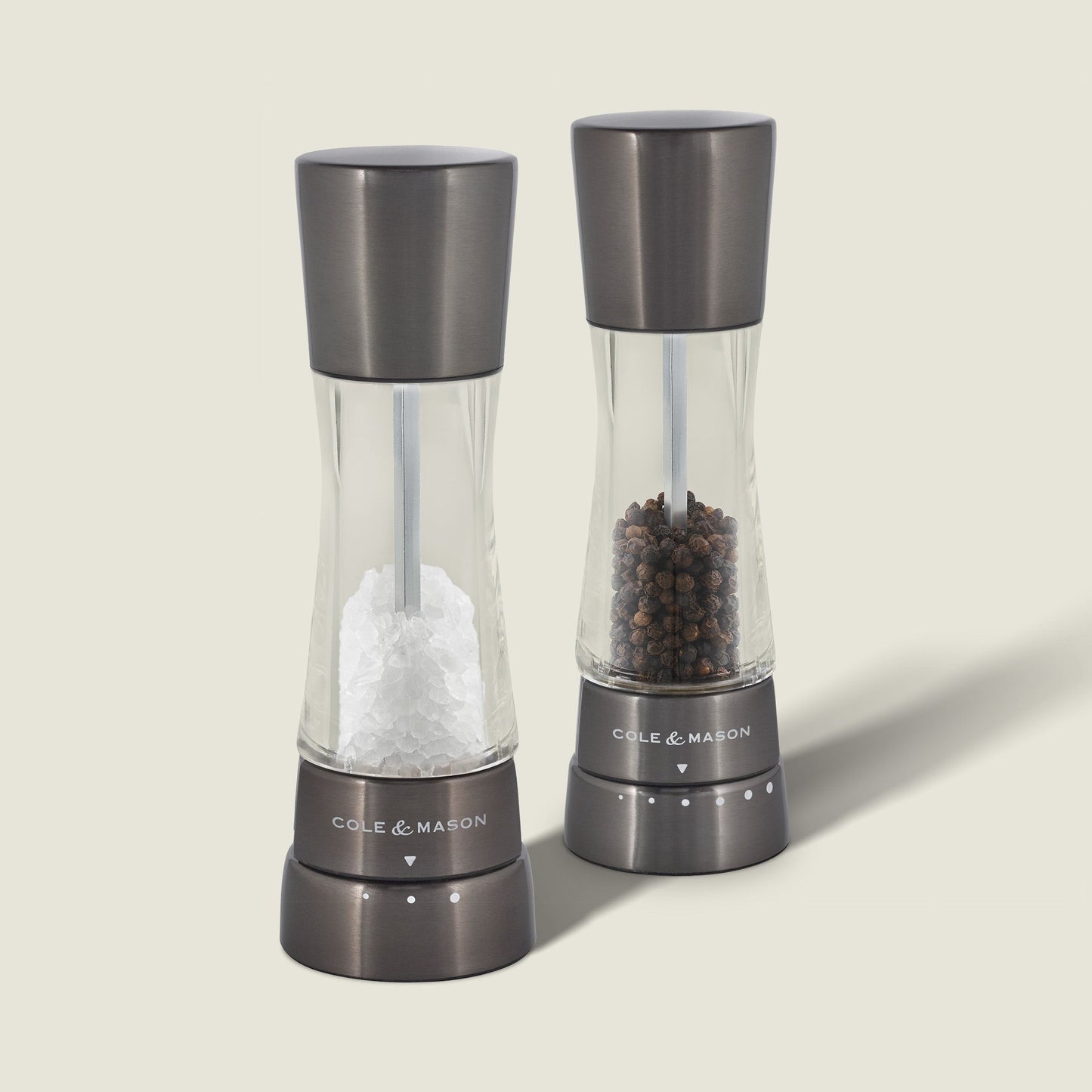Cole & Mason Derwent Iron Grey Salt & Pepper Mill