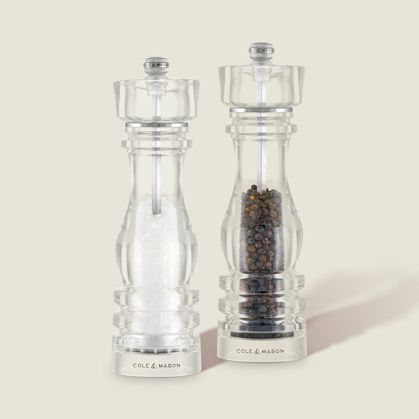 Cole & Mason London Acrylic Salt & Pepper Mills