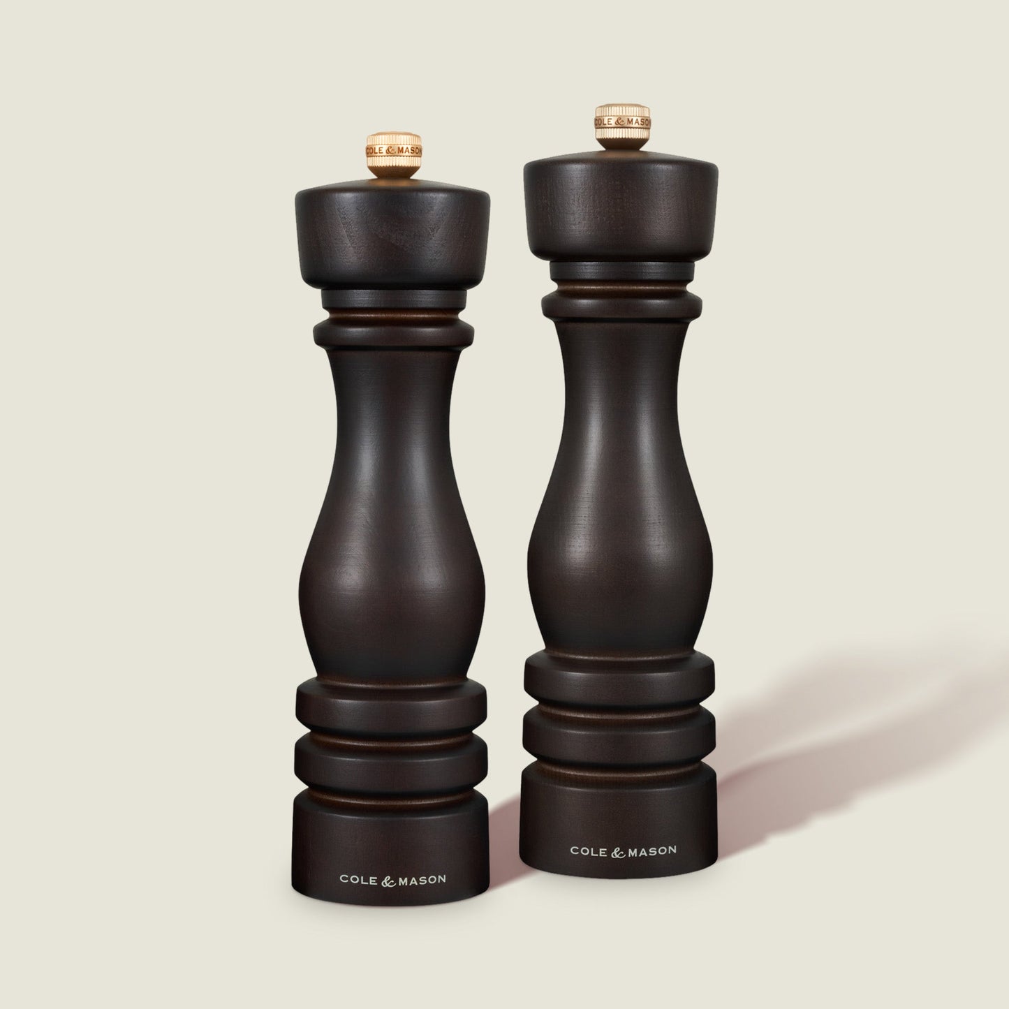 Cole & Mason London Chocolate Wood Salt & Pepper Mills
