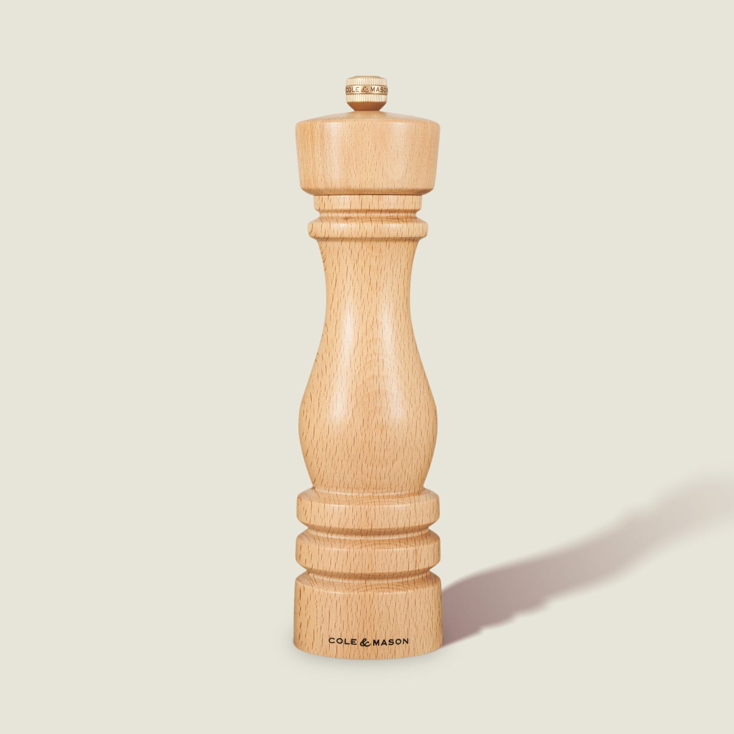 Cole & Mason London Natural Beech Salt & Pepper Mills