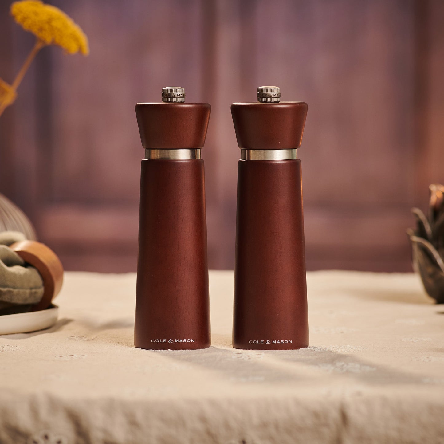 Cole & Mason Millbank Chestnut Salt & Pepper Mills