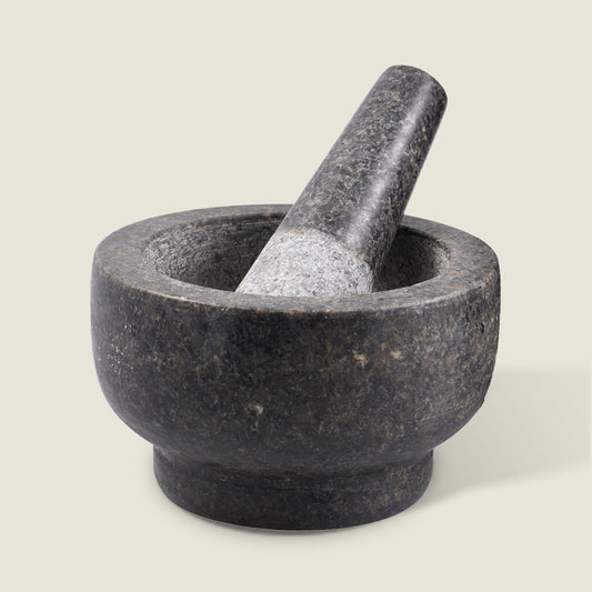 Cole & Mason Silver Granite Mortar & Pestle 5" - 4lb