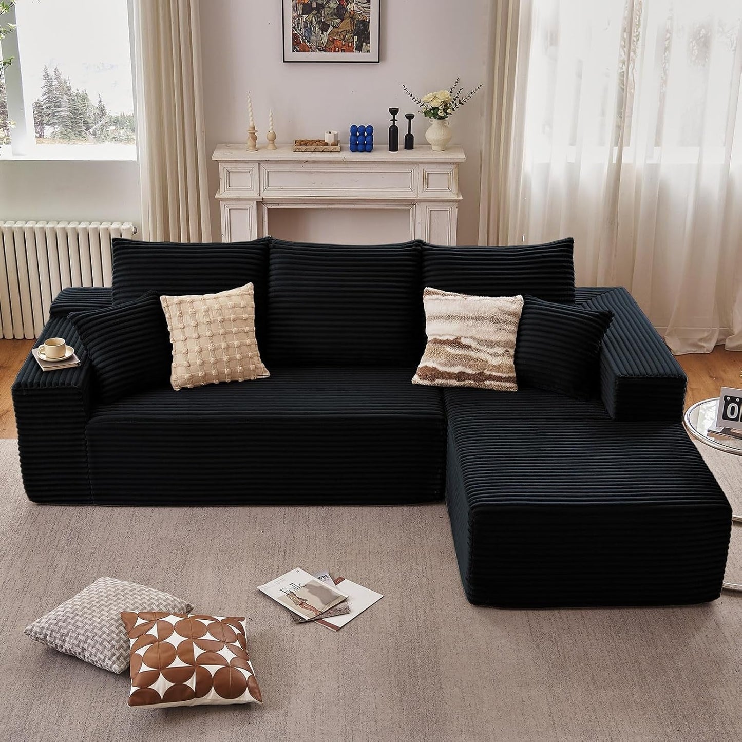 Comfy Modular Sectional Sofa With Chaise Lounge Design