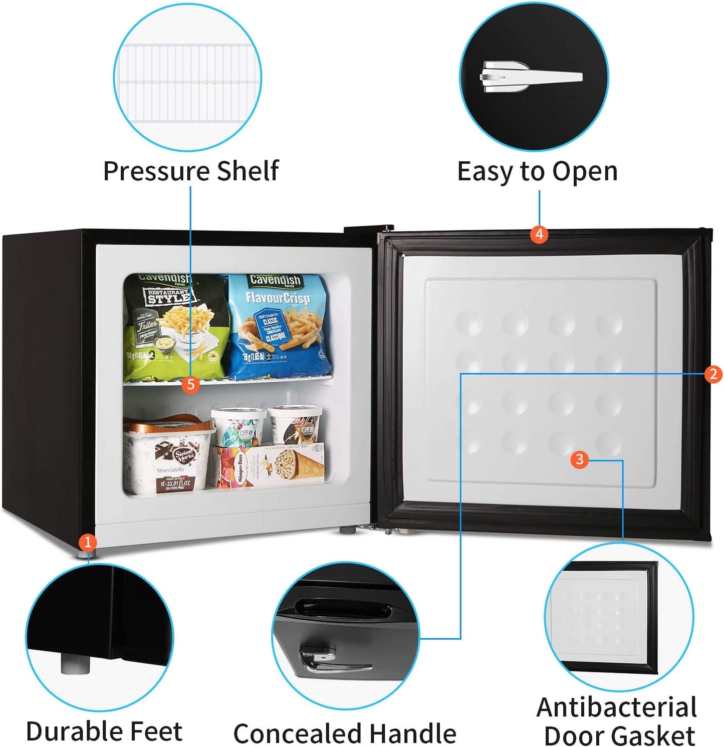 Compact Upright Freezer D6835