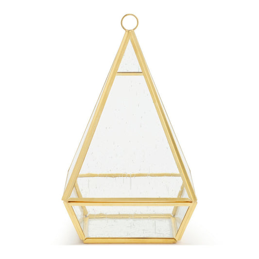 Conservatory Frosted Brass Ornament - Large & Small