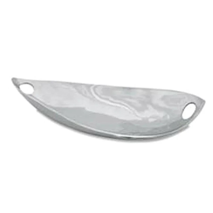Contemporary Serving Bowl - 21" Aluminum Fruit Bowl