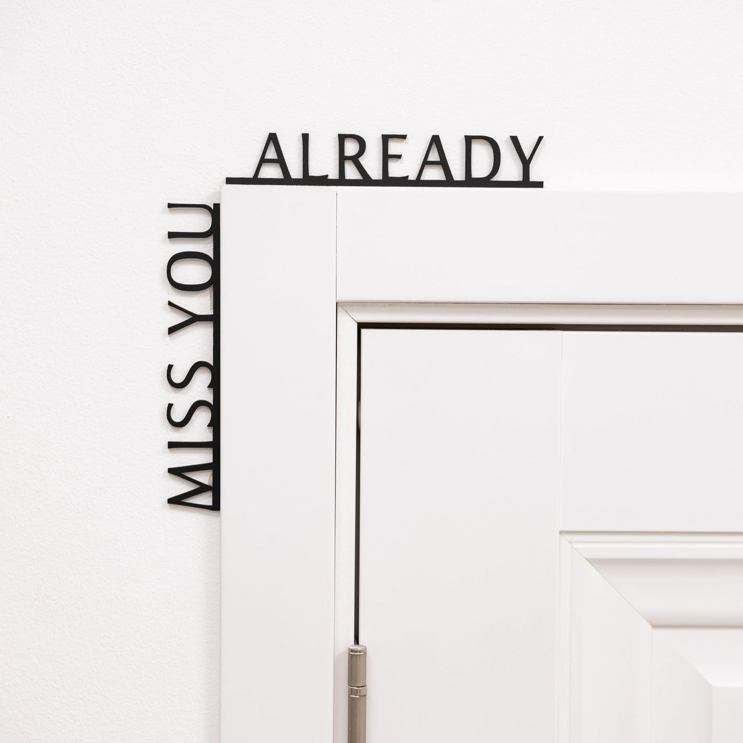 Wooden Corner Quote – Miss You Already