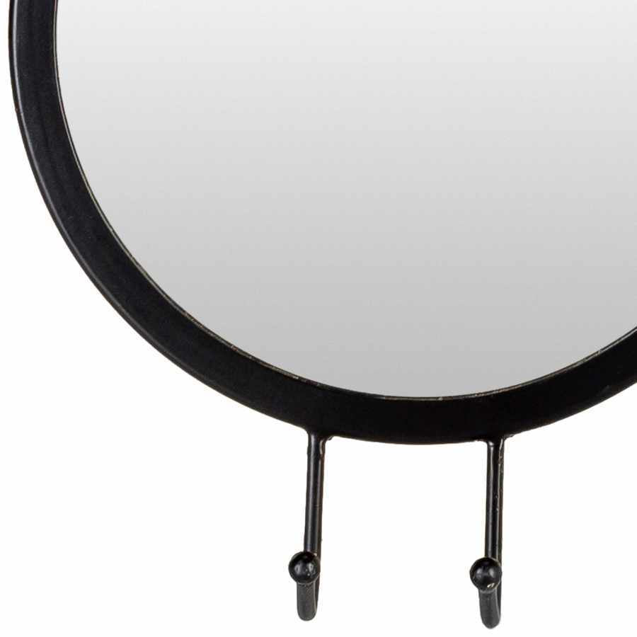 Cotmon Black Iron Frame Mirror