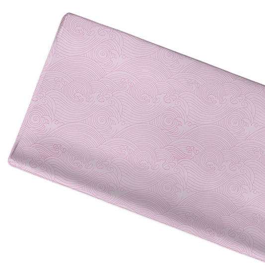 Jersey Knit Polyester Changing Pad Cover in Crashing Sea Waves