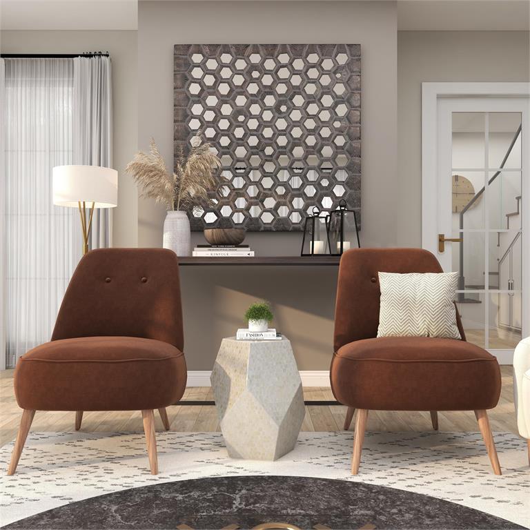 Cream Mother of Pearl Shell Handmade Side End Accent Table
