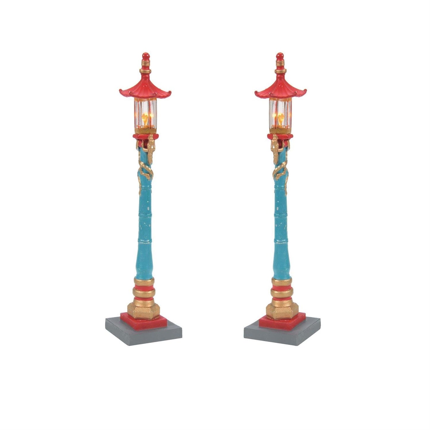 Chinatown Post Lamps - 2 Piece Set