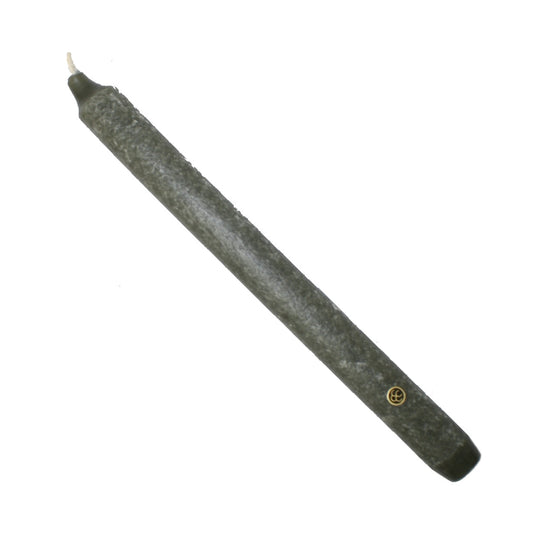 Colonial Candle Single Taper Candle (Textured Moss) - 10 Inch