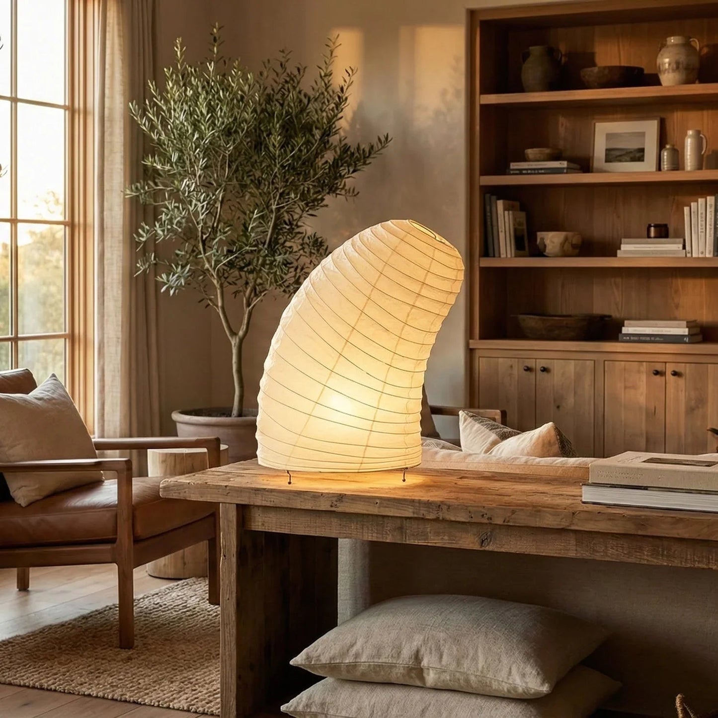 Akari Curved VB-13T Table Lamp