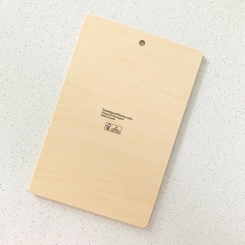 Sustainable Cutting Board | Bloom in Blue