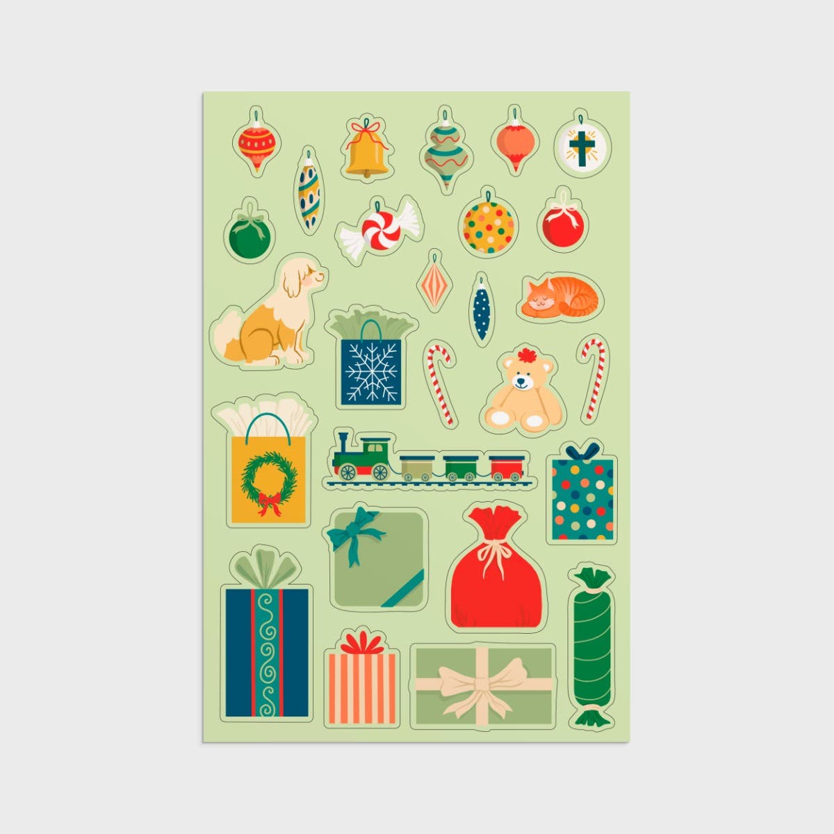 Create Your Own Christmas Tree Cards -8 Christmas Boxed Cards