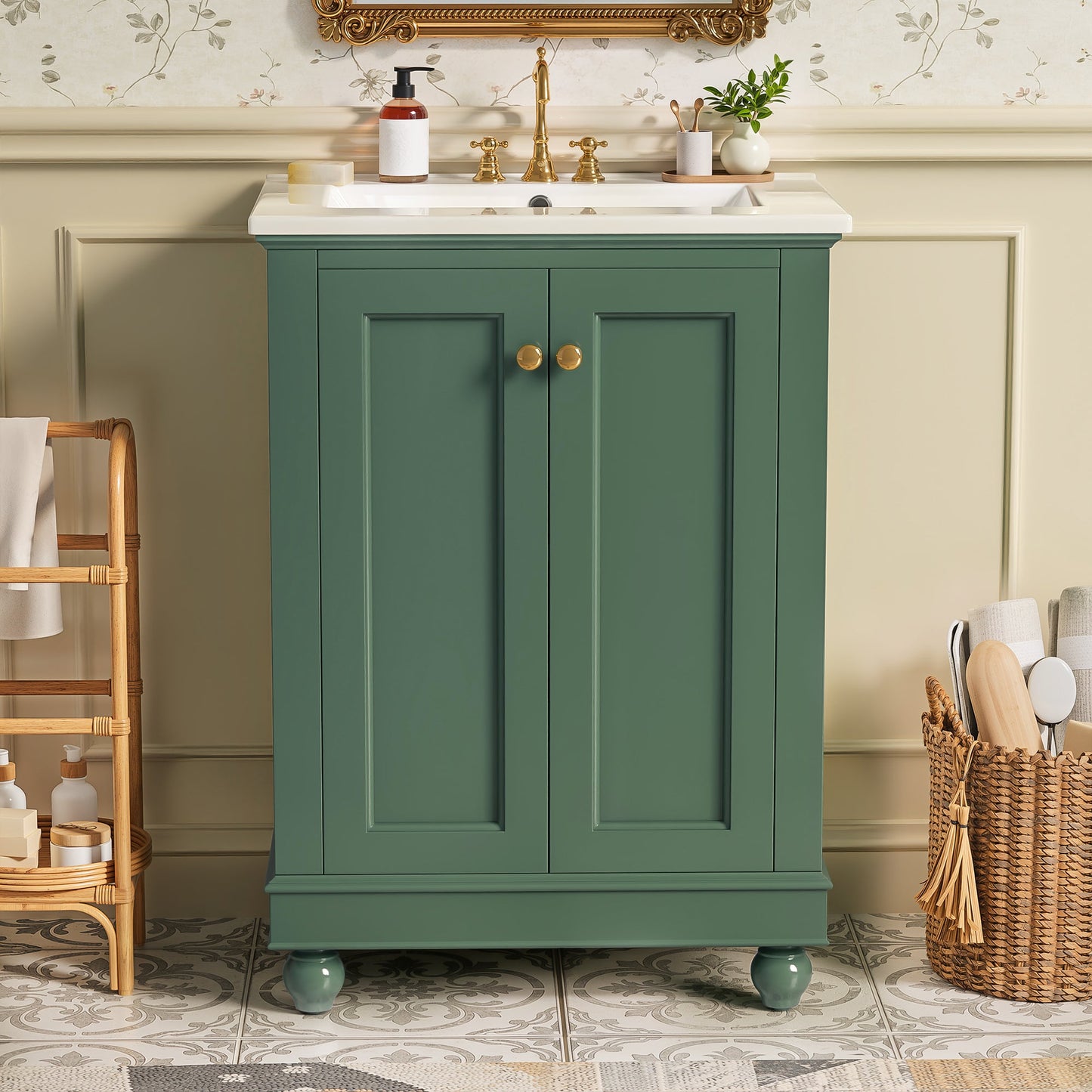 24 Inch Modern Bathroom Vanity Cabinet