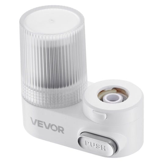 Faucet Mount Water Filter Sink Water Purifier for Kitchen Vertical White