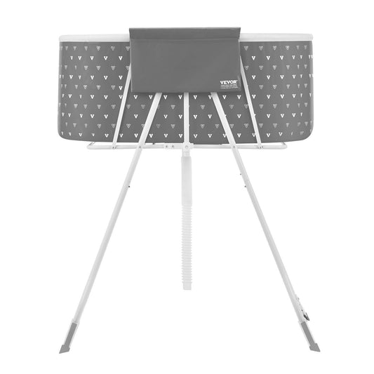Foldable Dog Bathtub Elevated Grey Shower Station for Small & Medium Dogs & Cats
