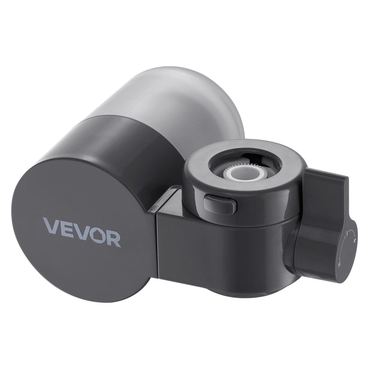 Faucet Mount Water Filters Sink Water Purifier for Kitchen Gray Horizontal