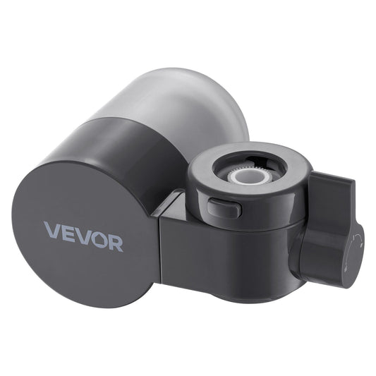 Faucet Mount Water Filters Sink Water Purifier for Kitchen Gray Horizontal