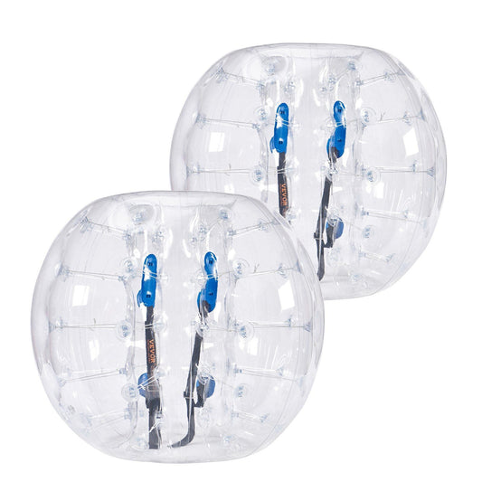 Inflatable Bumper Balls 2-Pack, 4FT/1.2M Body Sumo Zorb Balls for Teen, 0.8mm Thick PVC Human Hamster Bubble Balls for Outdoor Team Gaming Play, Bumper Bopper Toys for Garden, Yard, Park