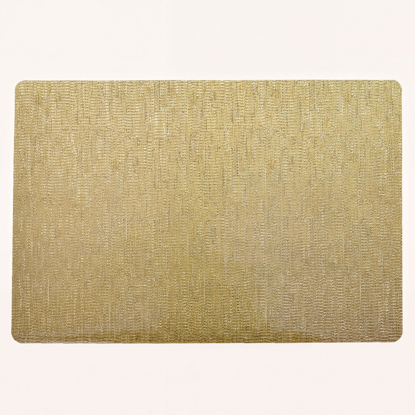 Woven PVC Placemats - Brown Non Slip Dining Table Protectors Set of 8
