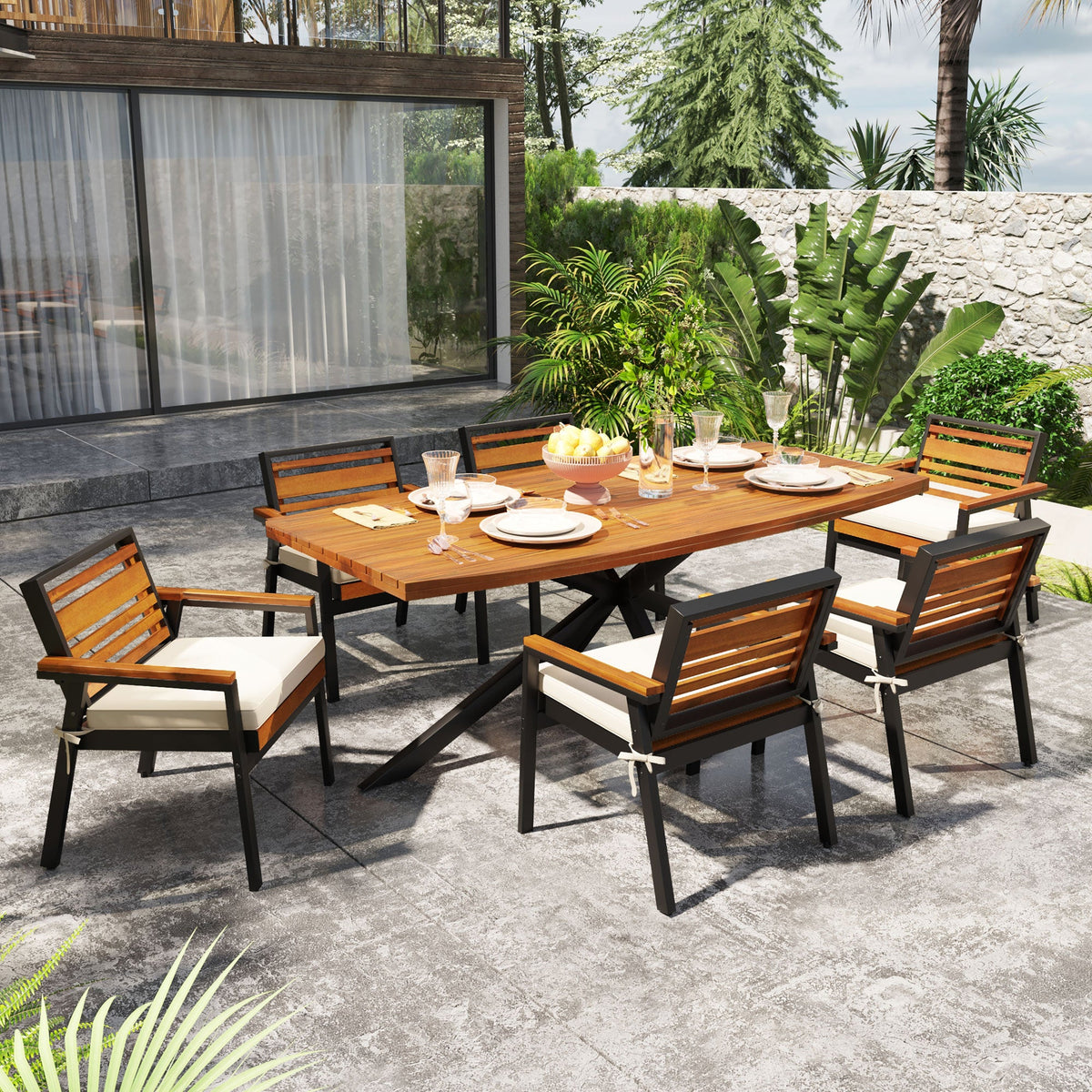 Modern 7-Piece Dining Set