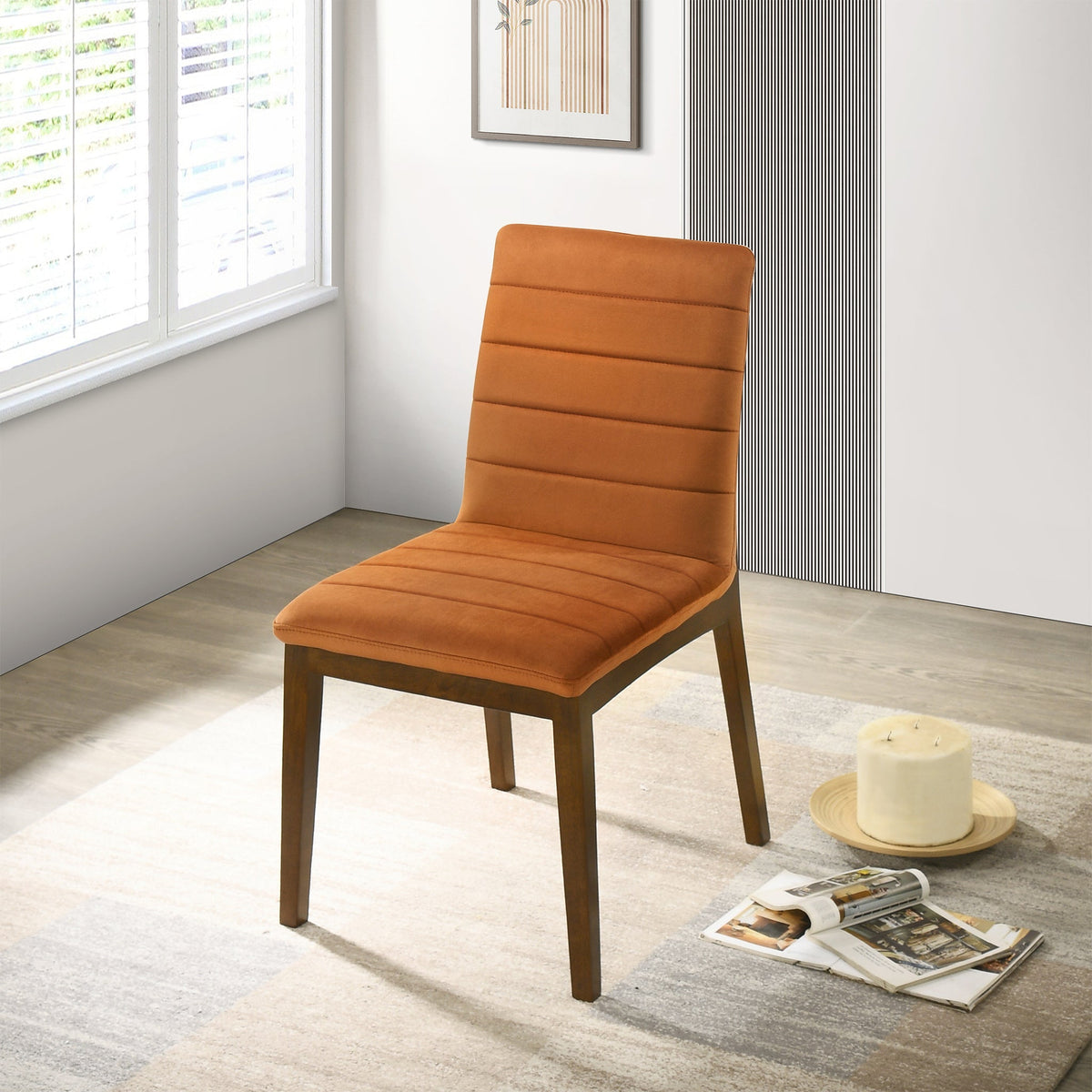 Ines Mid-Century Modern Dining Chairs