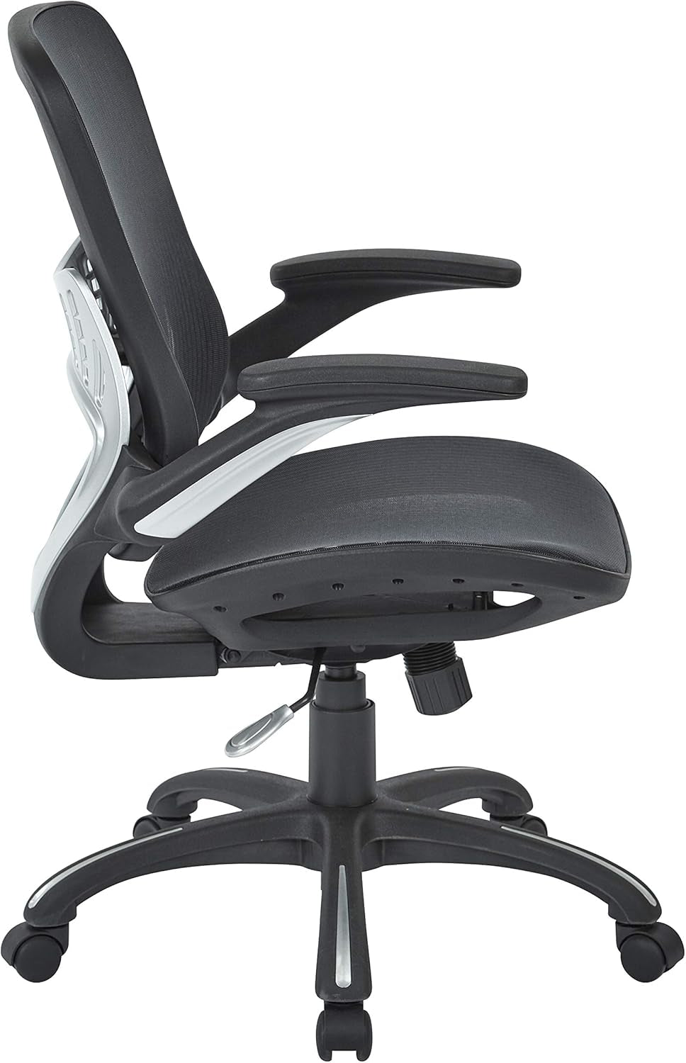 Riley Ventilated Manager's Office Desk Chair With Black Mesh