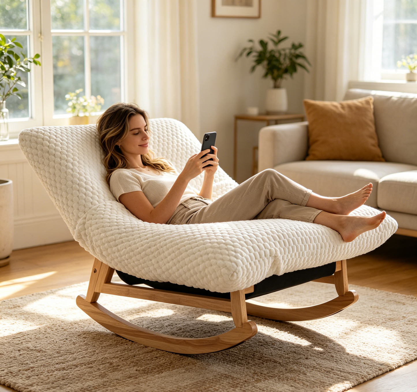 Bean Bag Rocking Chair for Adults