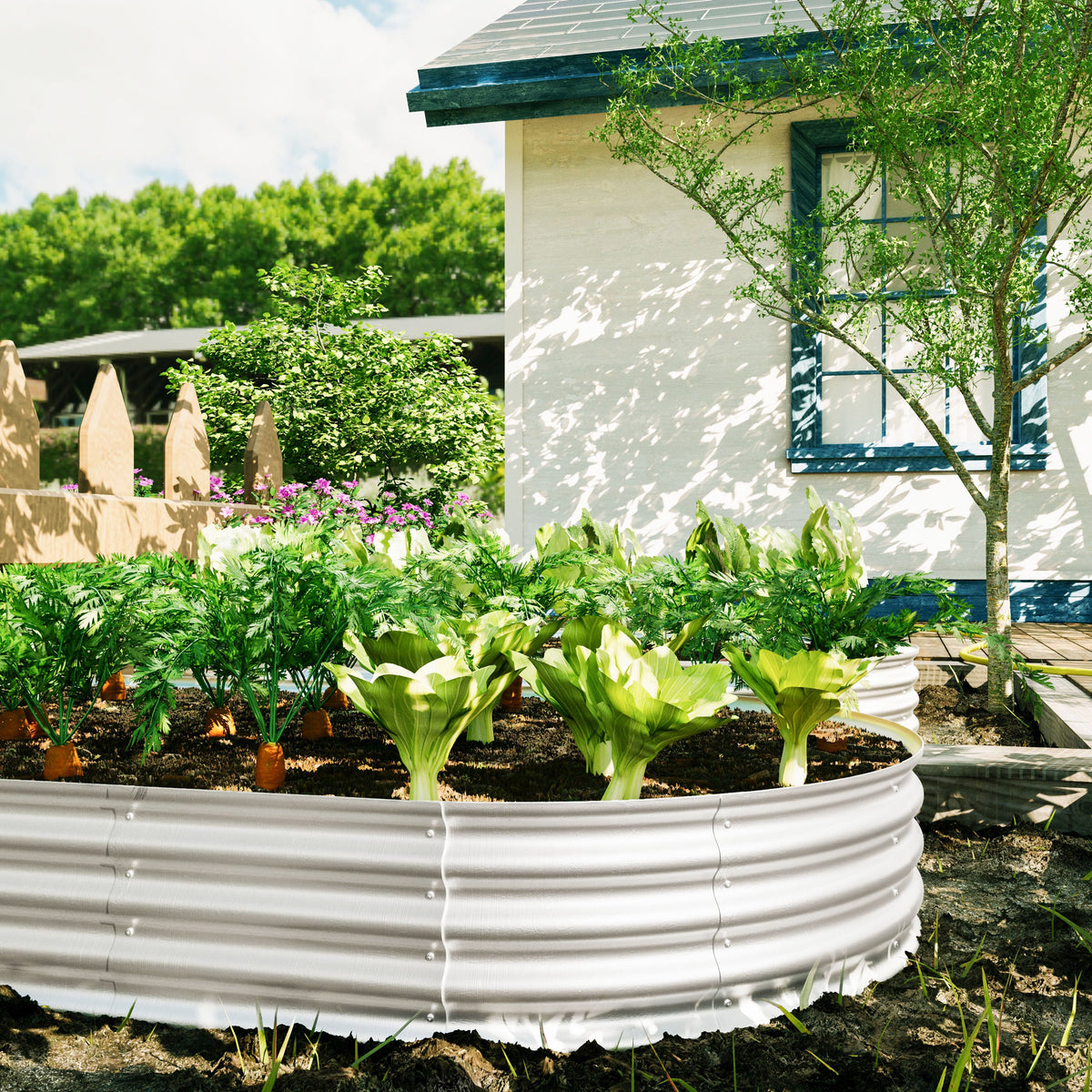 2Pcs Raised Garden Bed Kit