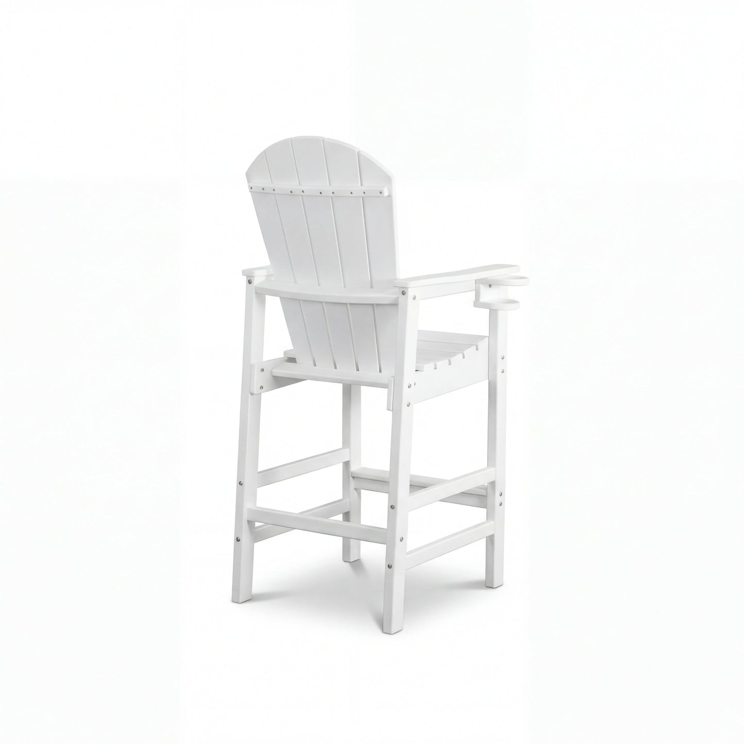 All-Weather HDPE Bar Height Adirondack Chair