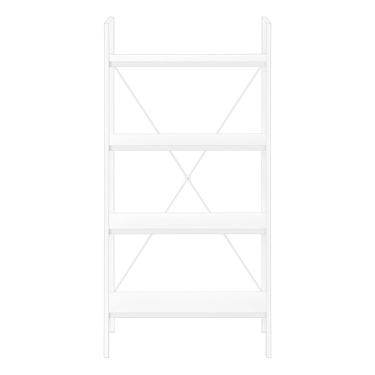 4 Tier Bookshelf Bookcase