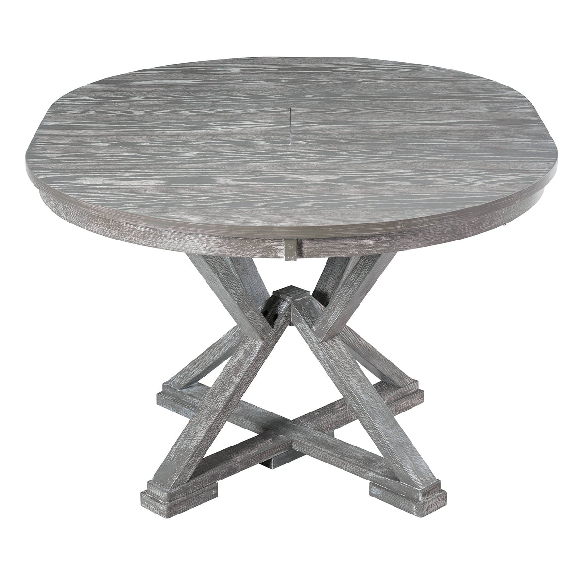 TREXM 5-Piece Retro Functional Dining Table Set