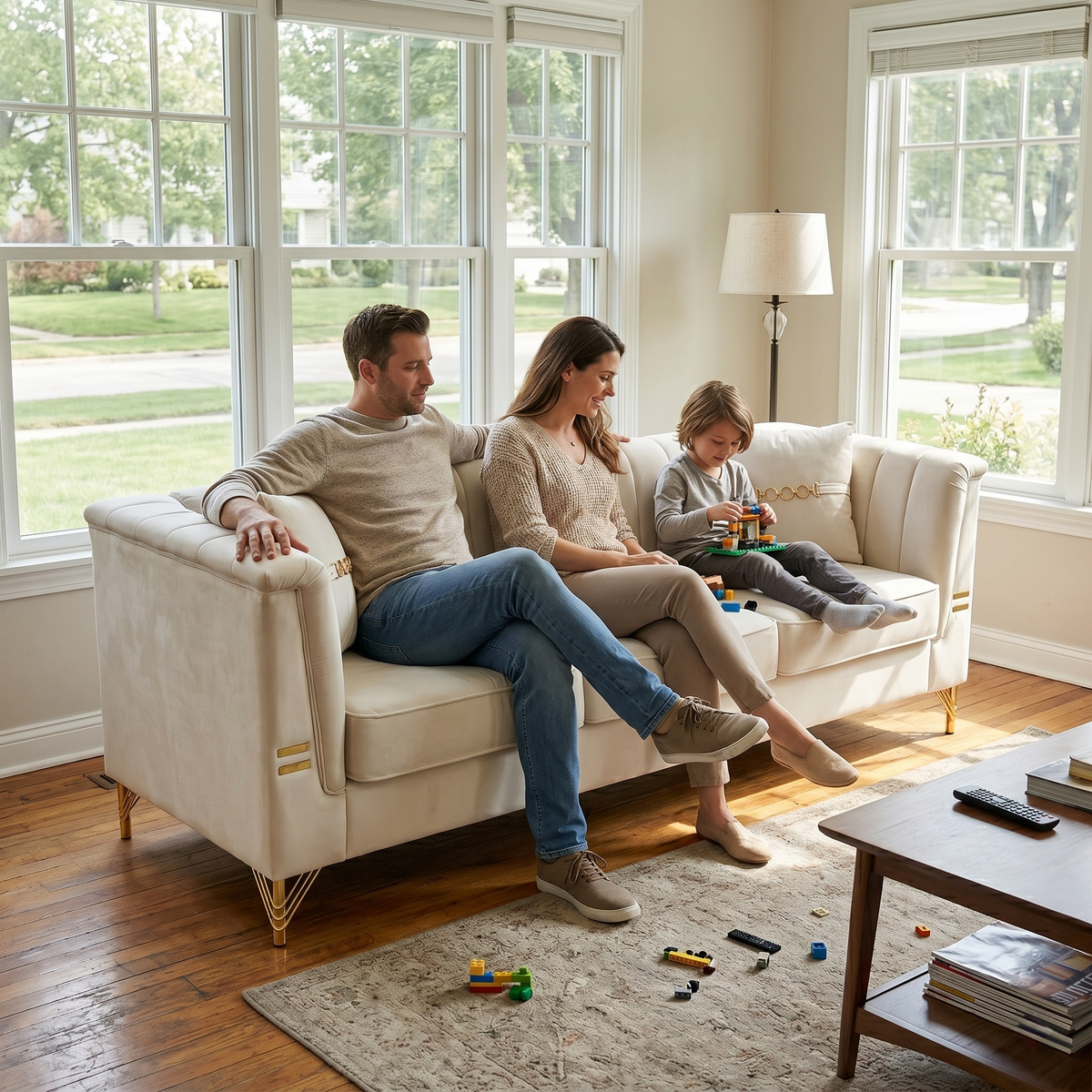 FX-P82B-BE (834-3 Sofa)