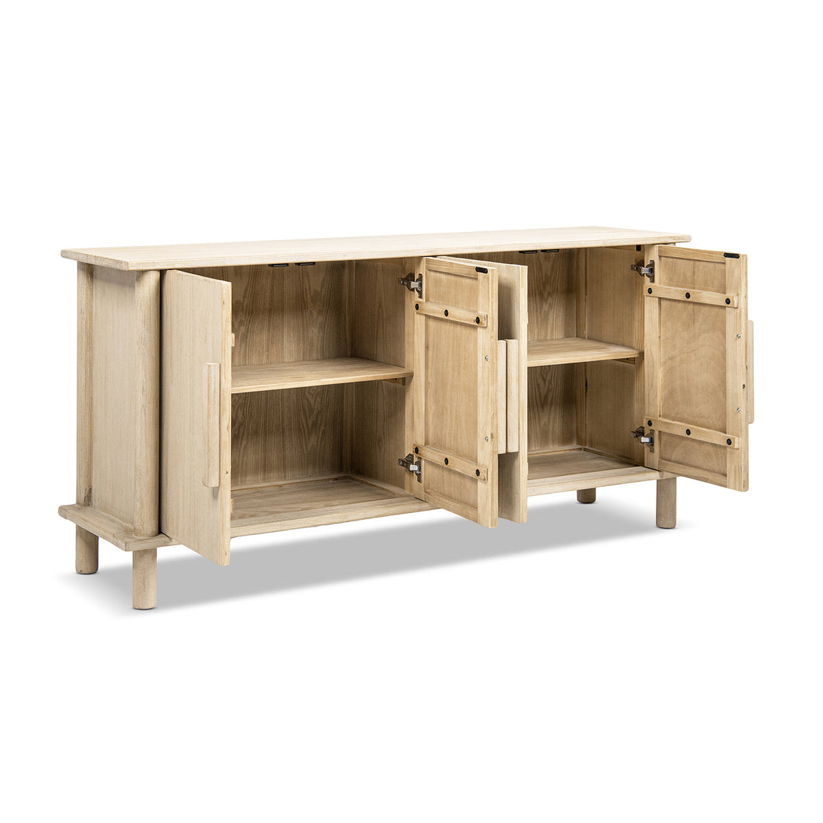 Milo 71" Reclaimed Wood 4-Door Sideboard