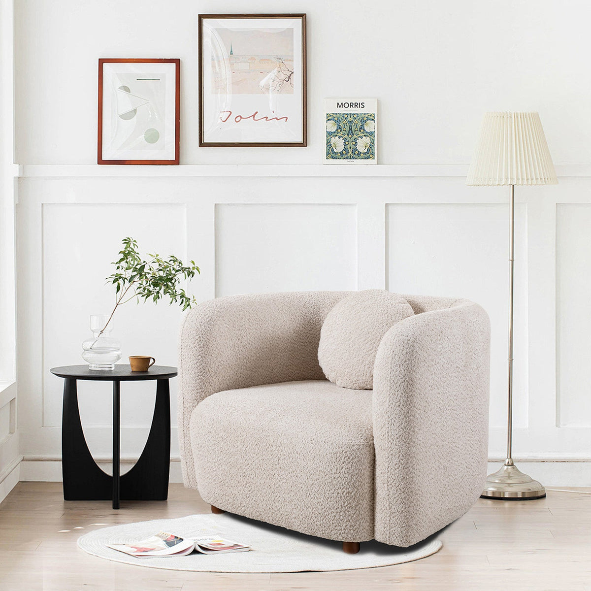 C3-2507 Accent Square Sofa Chair