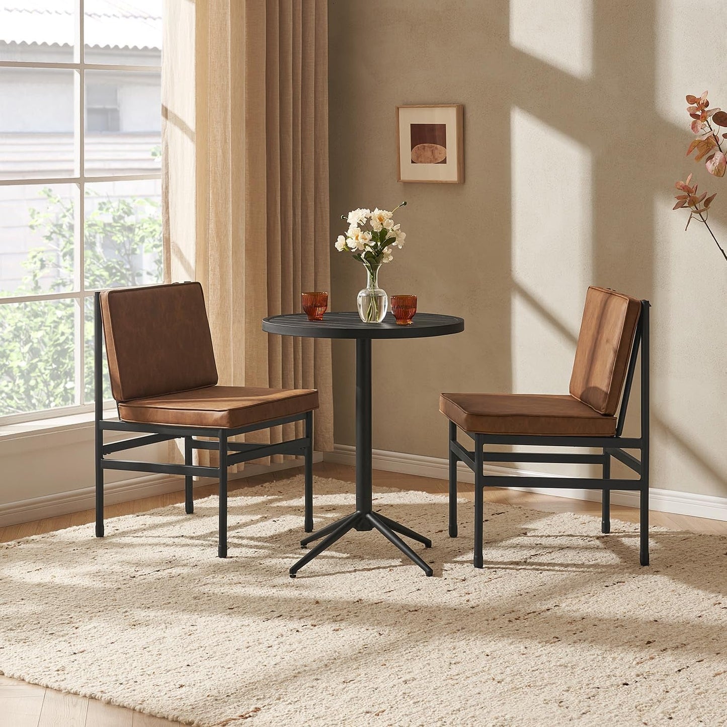 Black Dining Chairs With Removable Cushion Covers French