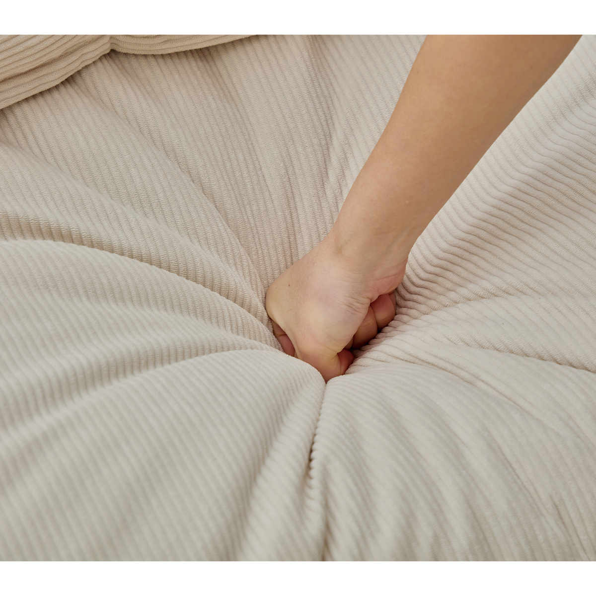 Modular Sofa with Soft Corduroy Fabric