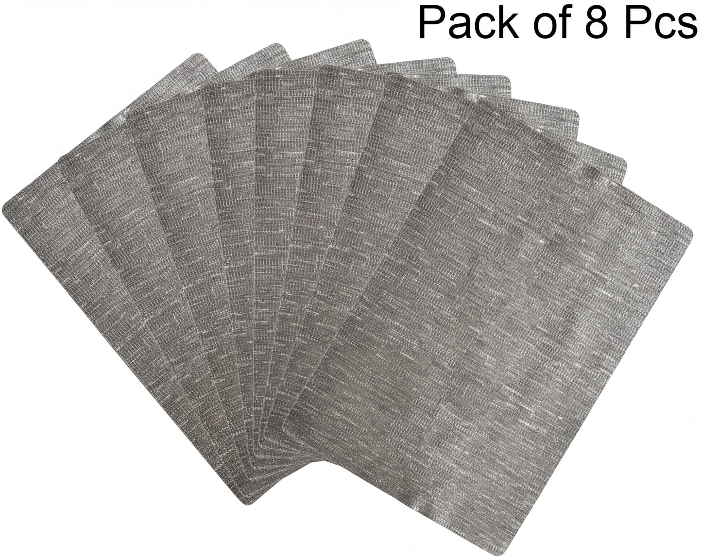 Woven PVC Placemats - Set of 4 or 8 | Heat Resistant Non Slip Table Mats