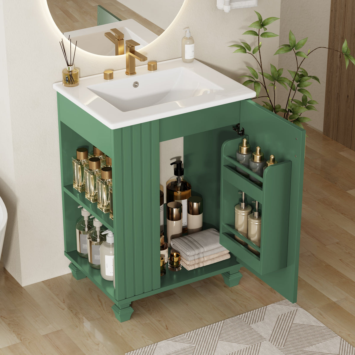 24" Bathroom Vanity with Sink