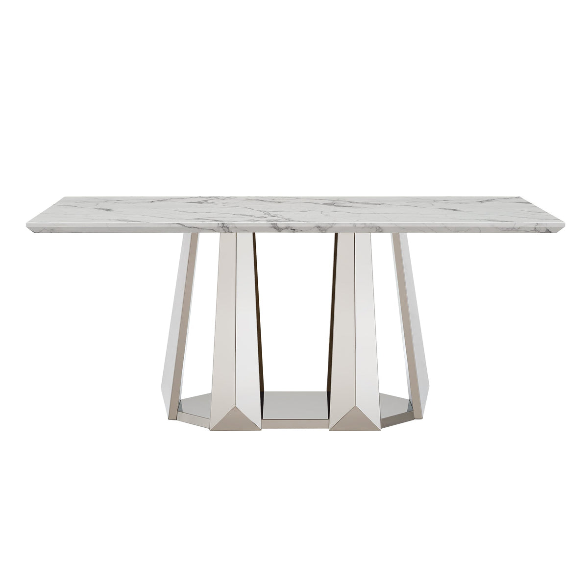 Marble Dining Table for 6 People