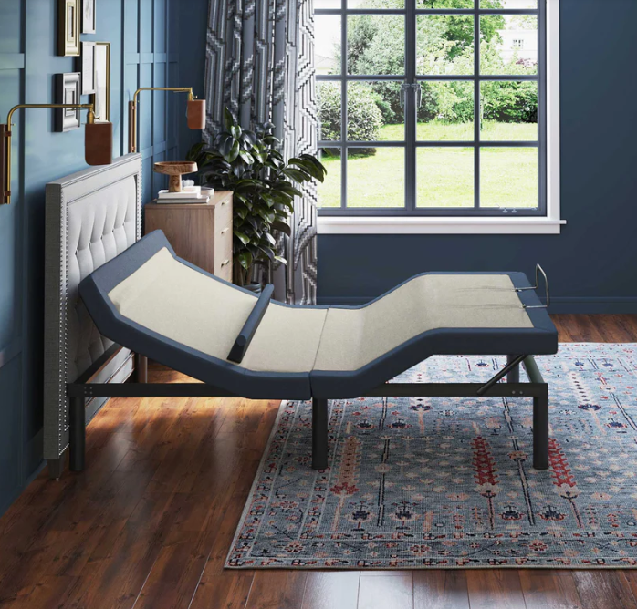 BT6500 King Adjustable Bed Base With Head/Foot Tilt and Lumbar Position Adjustment