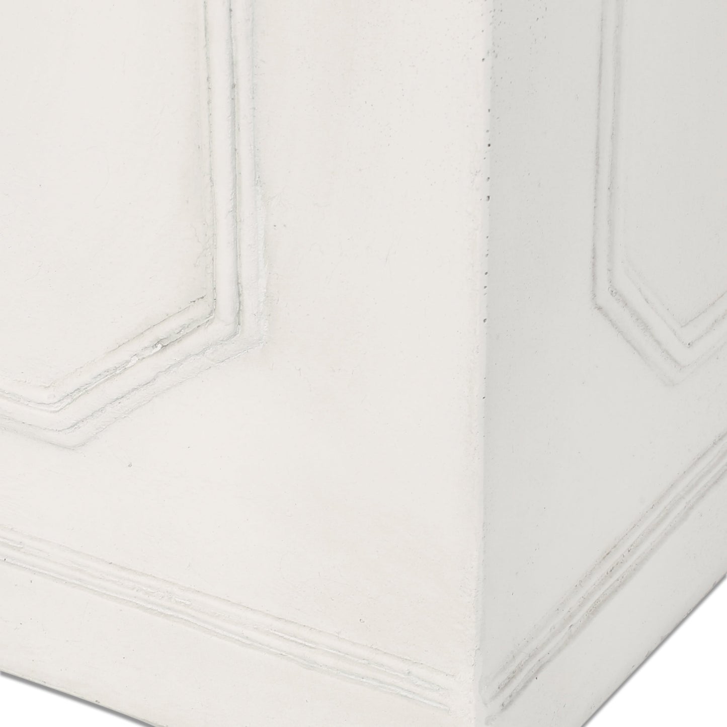 17.75 x 18.50 Antique White MGO Planter