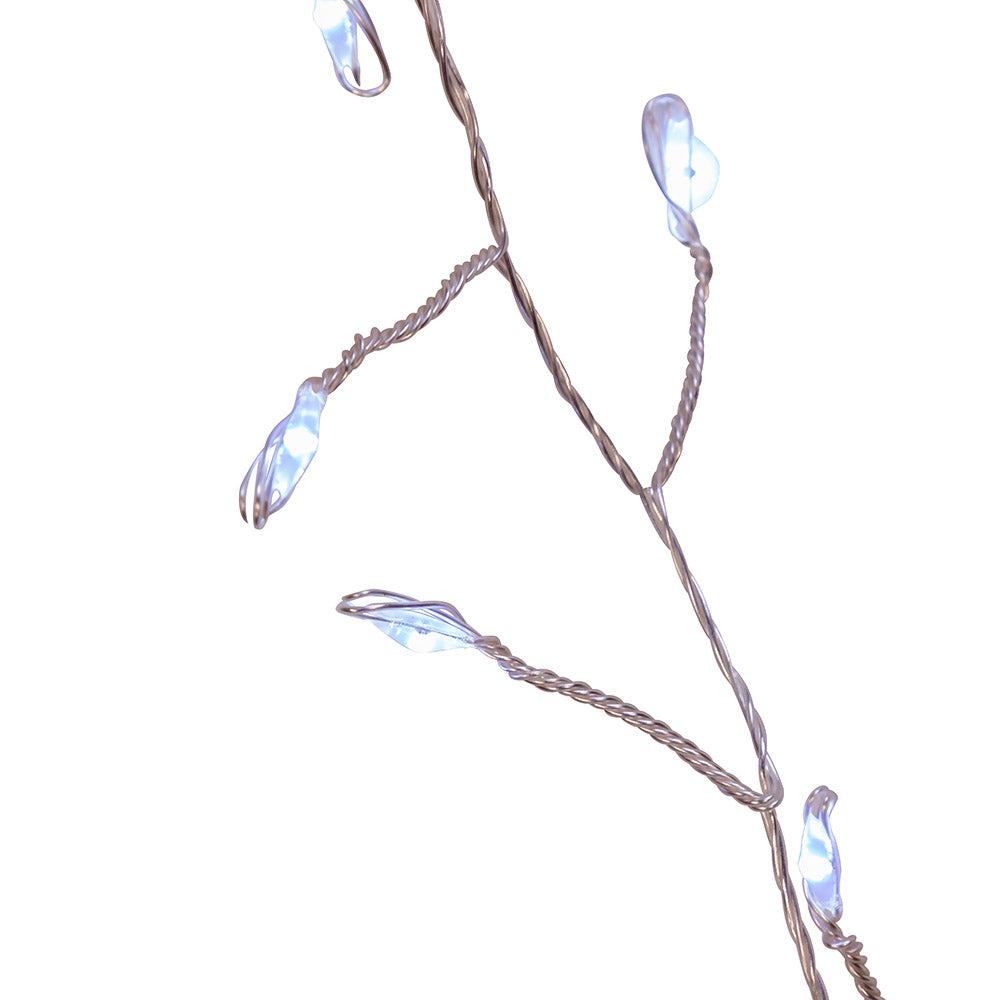 220-Light Starburst Cool White LED Icicle Light Set