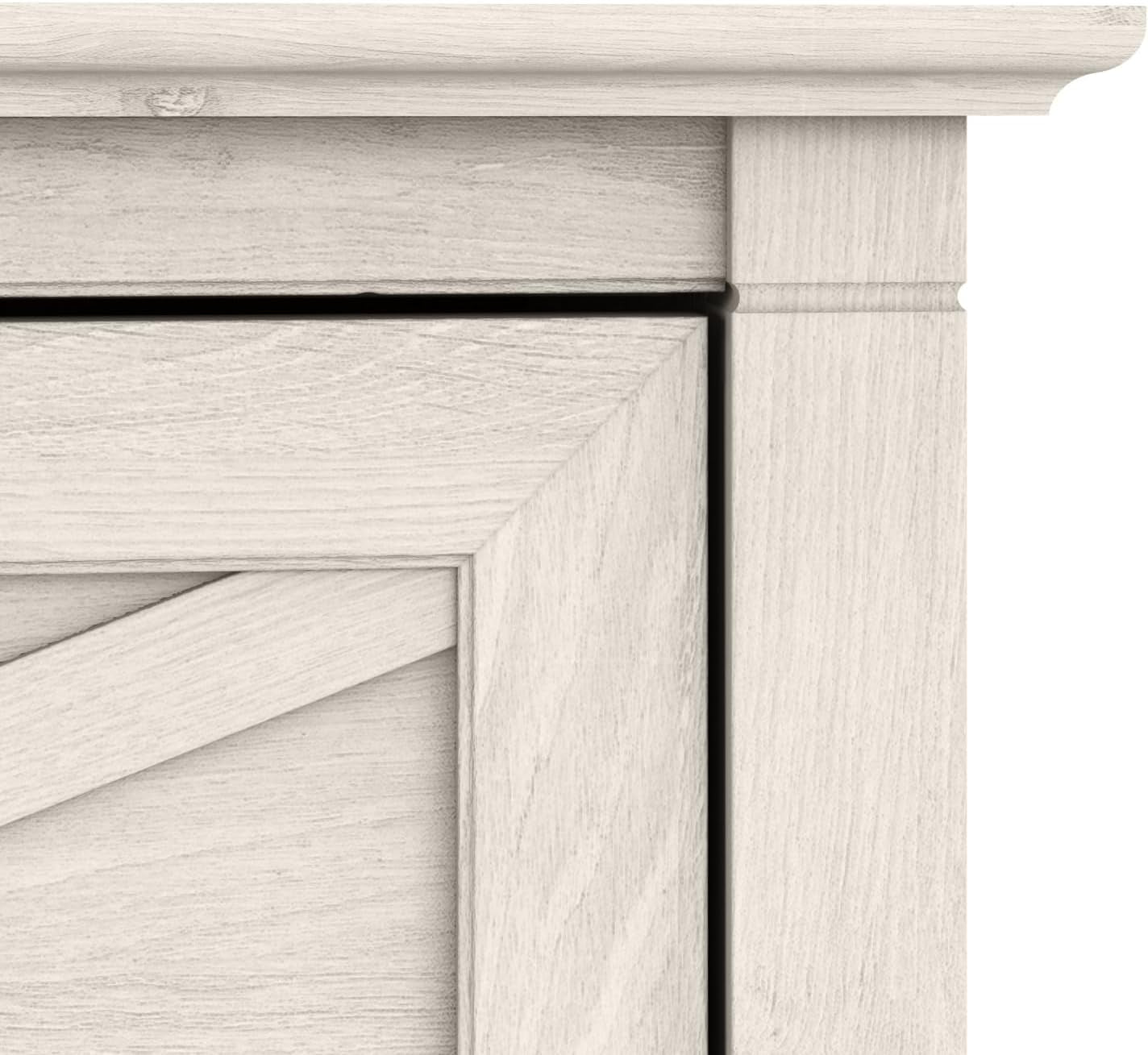 Key West 2 Drawer Lateral File Cabinet Linen White Oak