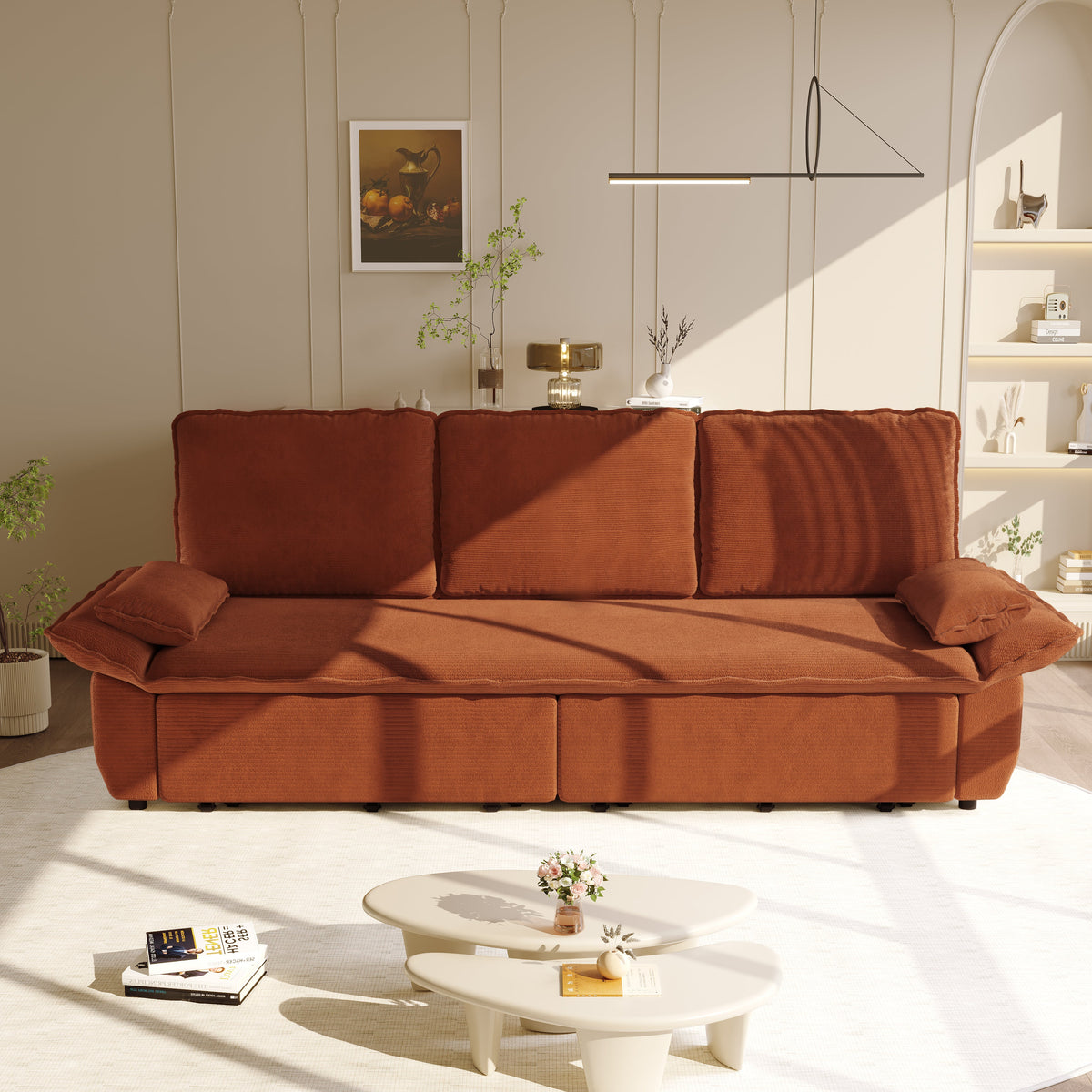 3-in-1 Convertible Sleeper Sofa Bed