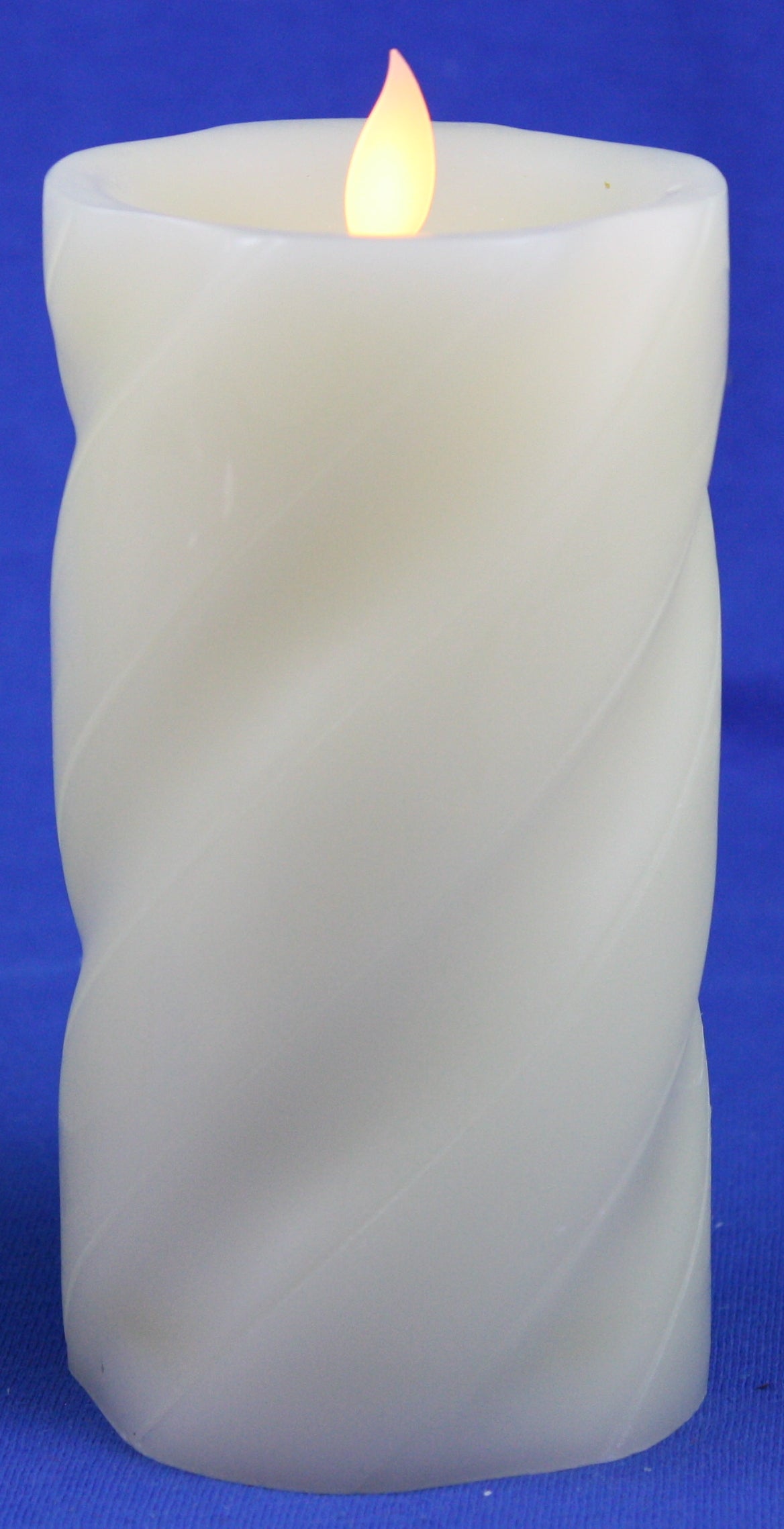 LED Soreal Twisted Candle - Bisque - 3x6.5