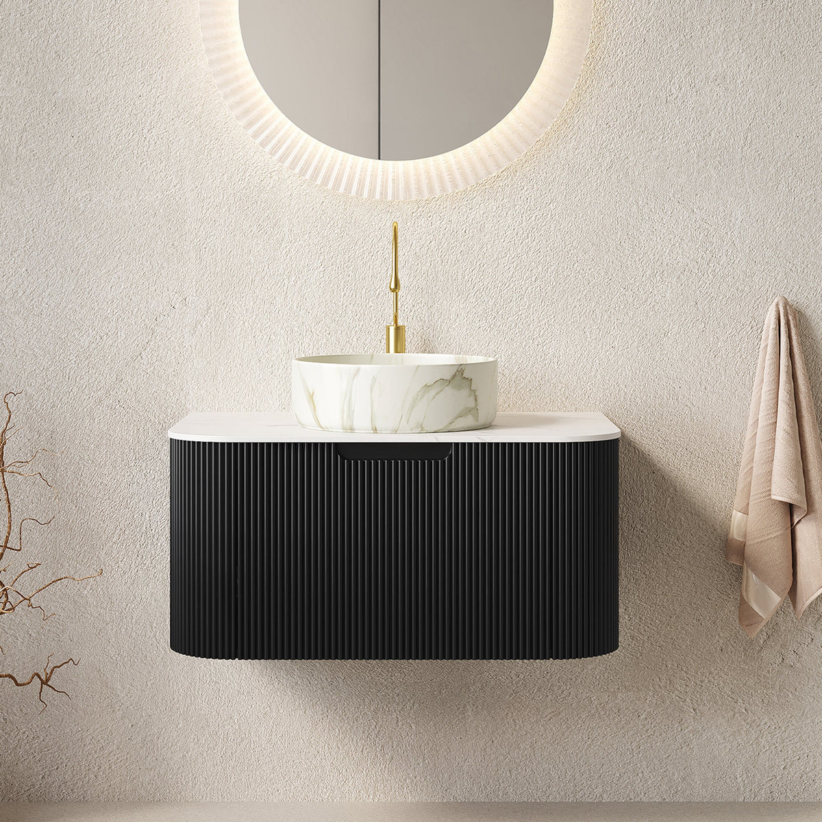 Dina 30" Bathroom Vanity & Sink